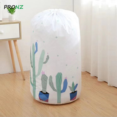 Összecsukható tárolótáska gerenda port átlátszó szervező ruhák takaró baba rajzfilm medve játék kosár konténer paplan tároló táska