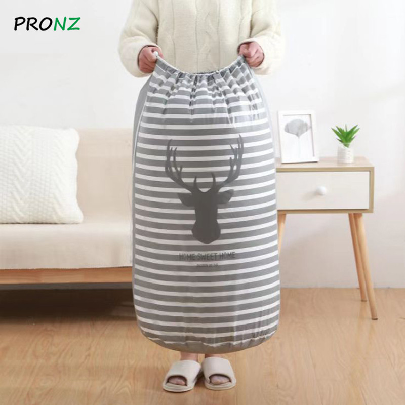 Összecsukható tárolótáska gerenda port átlátszó szervező ruhák takaró baba rajzfilm medve játék kosár konténer paplan tároló táska