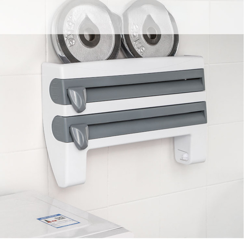 Toidu kile lõikamine toidukile lõikur pakendi jaoturi sahtel bambusest sujuvalt lõikav hoidik hoiurest Köögitööriistad