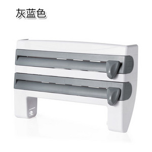 Fóliavágó bambusz fólia-adagoló Élelmiszertartó fólia tároló rendszerező alumínium fólia/viaszpapír konyhai kellékekhez