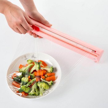ABS кухненска пластмаса Дозатор за опаковки за храна Резачка за консервиращо фолио Държач за фолио Резачка Кухненски инструменти