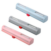 Maisto plastiko įvyniojimo dozatorius Plėvelės laikymo pjaustymo dėžutė Magnetinė, montuojama ant sienos