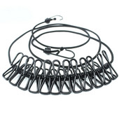 Nešiojami skalbinių siūlai, vėjui atsparūs drabužiai, virvių džiovinimo lentynos, audiniai, pakabinami lauke, kempingai Kelionių vidaus daugiafunkciniai įrankiai