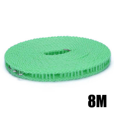 Najlonski konopci za vješanje Sušenje rublja Sušilo za rublje Neklizajuće otporno na vjetar za vanjsku upotrebu 3/5/8/10 metara Kućni pribor