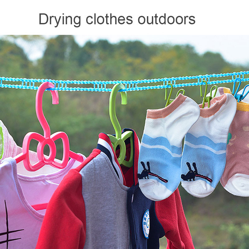 Najlonski konopci za vješanje Sušenje rublja Sušilo za rublje Neklizajuće otporno na vjetar za vanjsku upotrebu 3/5/8/10 metara Kućni pribor