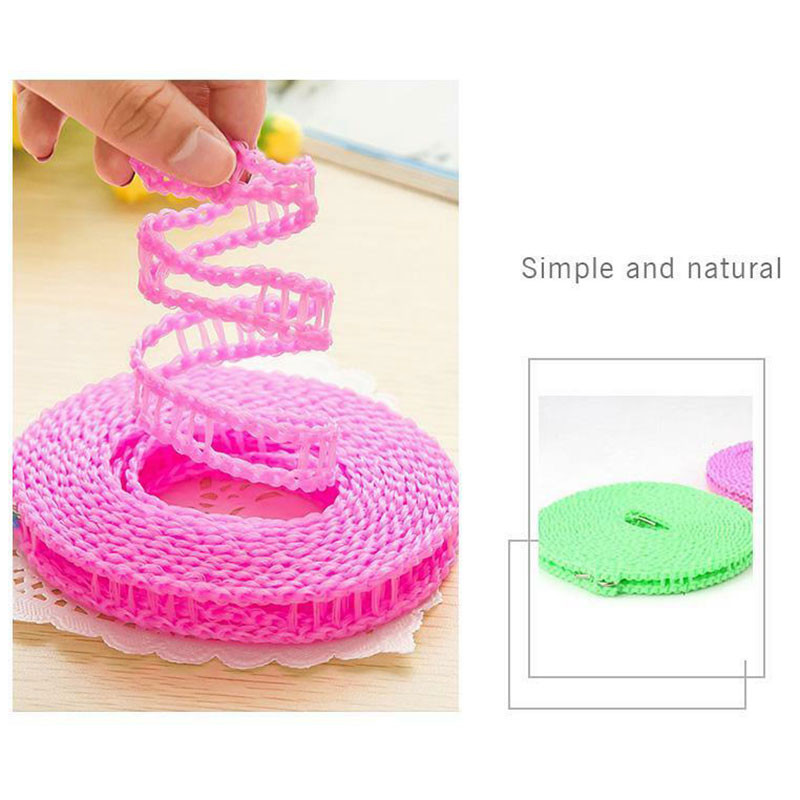 Najlonski konopci za vješanje Sušenje rublja Sušilo za rublje Neklizajuće otporno na vjetar za vanjsku upotrebu 3/5/8/10 metara Kućni pribor