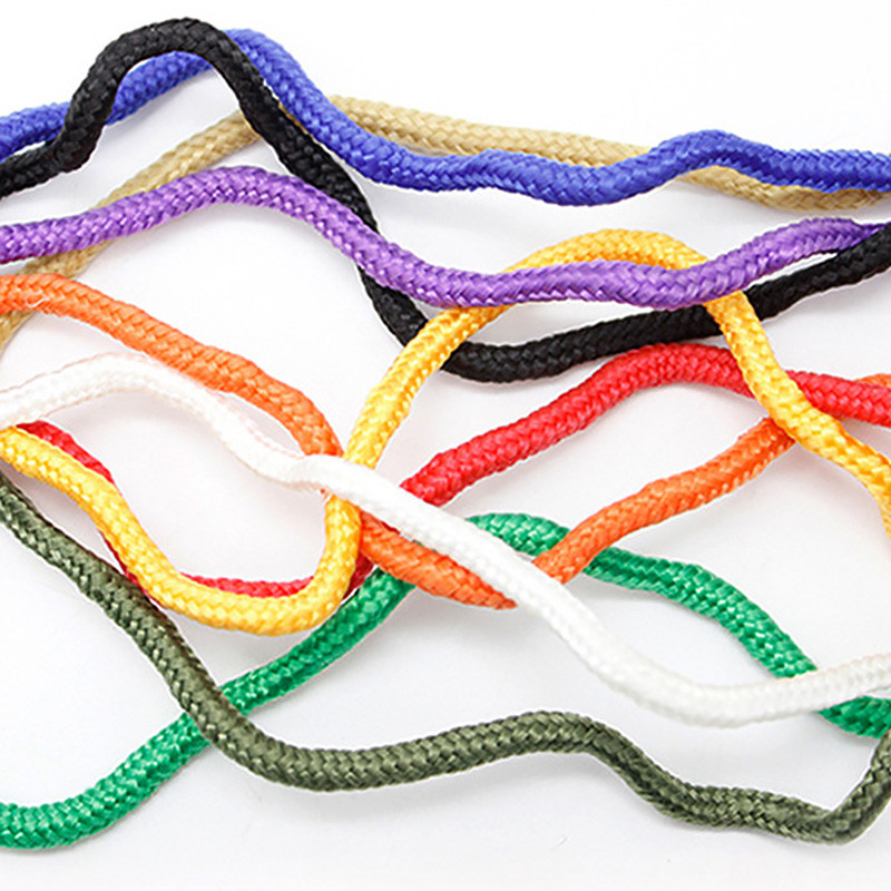 10 m 2-6 mm punutud nailonköis polüpropüleenist köis ronimispaadi jahi purjetamisnööri rihmaratta köis riidenööri ellujäämislangevarju nöör
