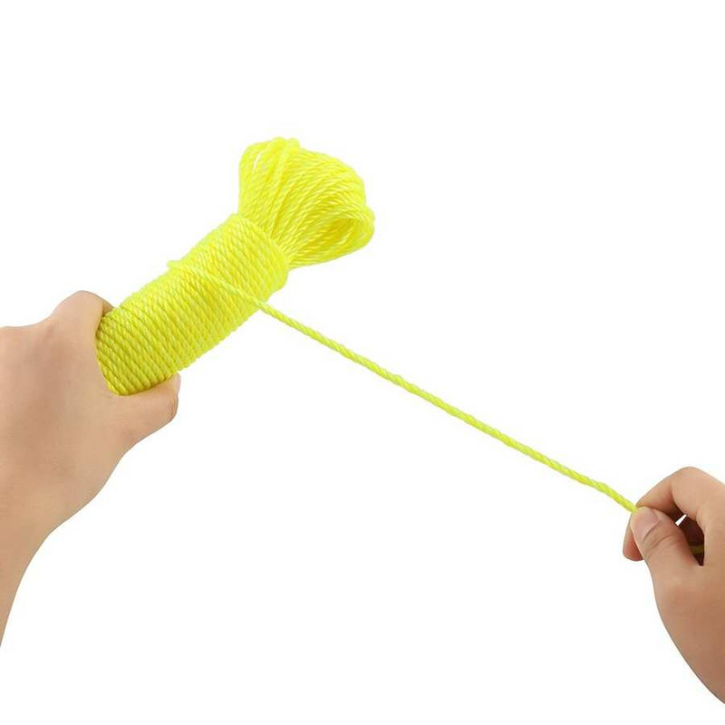 20 m duga najlonska užad u boji Vješalice za sušenje rublja Konopci za pranje Kabel Konop za odjeću za kampiranje na otvorenom Vrt Putne potrepštine