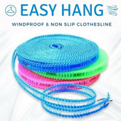 8 metrų drąsi drabužių linija viduje ir lauke Kelionės nemokamos perforavimo, atsparios vėjui, neslystančios, vėsios, pakabinamos rūbų virvės, lengvai pakabinamos