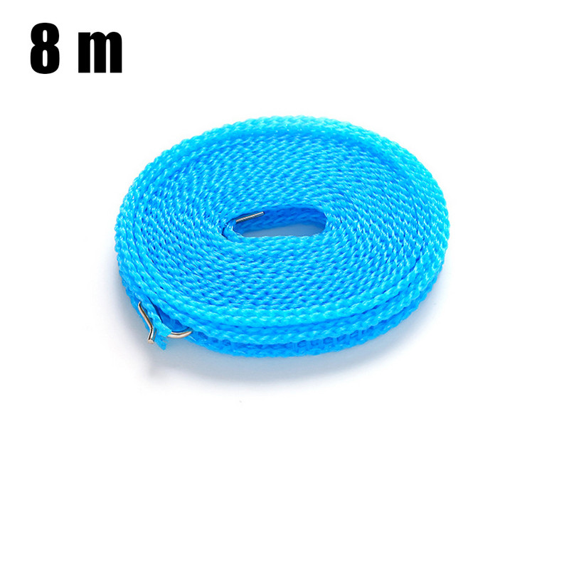 Kültéri visszahúzható ruhakötél csúszásmentes ruhák Camping Line Ruhaszárító kötél Hordozható kihúzható fali kabáttartóhoz