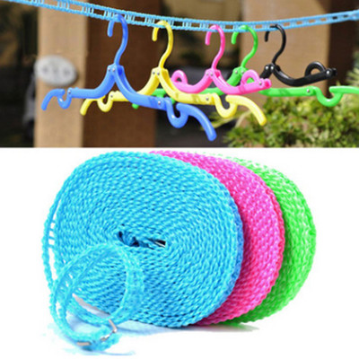 10M Portable Anti-Skid Windproof Clothesline Fence-Type Clothesline Drying Quilt rope Clothesline Outdoor Travel Clothesline