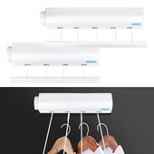 Zidna uvlačna užad za odjeću Unutarnja vanjska vješalica za pranje rublja Organizator za kupaonsku sušilicu Teleskopski stalak za sušenje odjeće