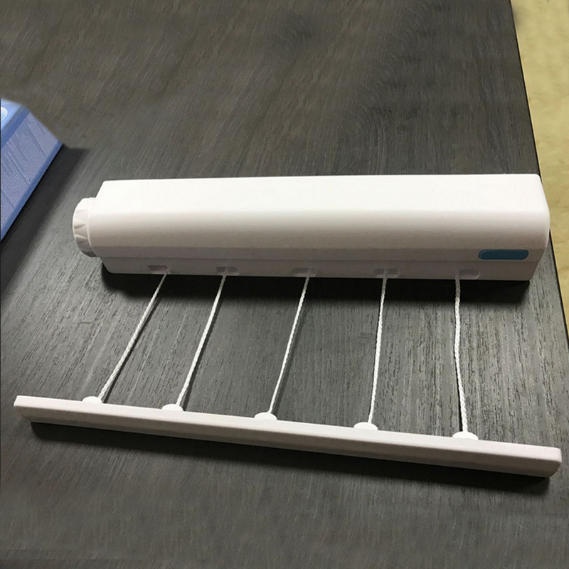 Zidna uvlačna užad za odjeću Unutarnja vanjska vješalica za pranje rublja Organizator za kupaonsku sušilicu Teleskopski stalak za sušenje odjeće