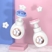 Cvjetni dozator tekućeg sapuna Pečat Boca sa pumpicom za sapun za ruke Cvjetna pjena Bubbler Handsup Plastična kupaonica Putovanje Staklenka za pohranu