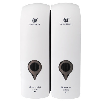 Dozator de săpun lichid de 300 ml Distribuitor de săpun de bucătărie Pompă montată pe perete Baie de duș Dezinfectant lichid Dispenser de săpun la atingere manuală