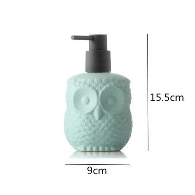 Bufnita Veverita Sticla de lotiune Produse pentru baie Ceramica Dozator de sapun Dozator de lichid pentru spalarea mainilor Apasati pentru baie Sticla