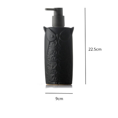 Bufnita Veverita Sticla de lotiune Produse pentru baie Ceramica Dozator de sapun Dozator de lichid pentru spalarea mainilor Apasati pentru baie Sticla