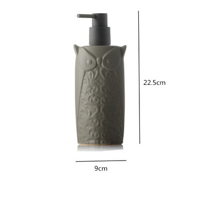 Bufnita Veverita Sticla de lotiune Produse pentru baie Ceramica Dozator de sapun Dozator de lichid pentru spalarea mainilor Apasati pentru baie Sticla