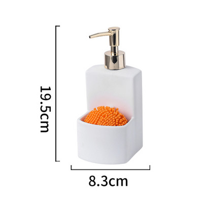 Keramička boca za losion Dozator sapuna Boca za dezinfekciju ruku Kućni kupaonski pribor Posuda za sapun Boca šampona Boce dvostruke namjene