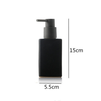 Ceramica Accesorii de baie Sticla de dezinfectant pentru maini Sticla patrata de lotiune Accesorii pentru baie Presă recipientul pentru săpun recipient lichid