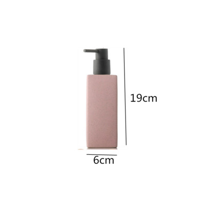 Ceramica Accesorii de baie Sticla de dezinfectant pentru maini Sticla patrata de lotiune Accesorii pentru baie Presă recipientul pentru săpun recipient lichid