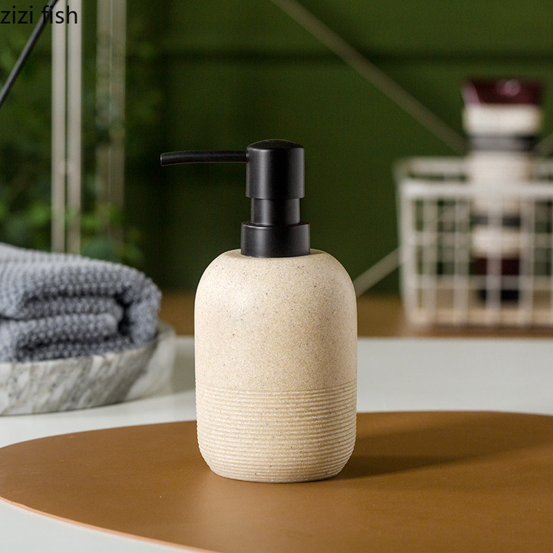 „Creative Resin“ losjono buteliukas šampūnas rankų dezinfekavimo priemonės buteliukas vonios kambario priedai namų nešiojamas muilo dozatorius kūno prausimosi talpykla