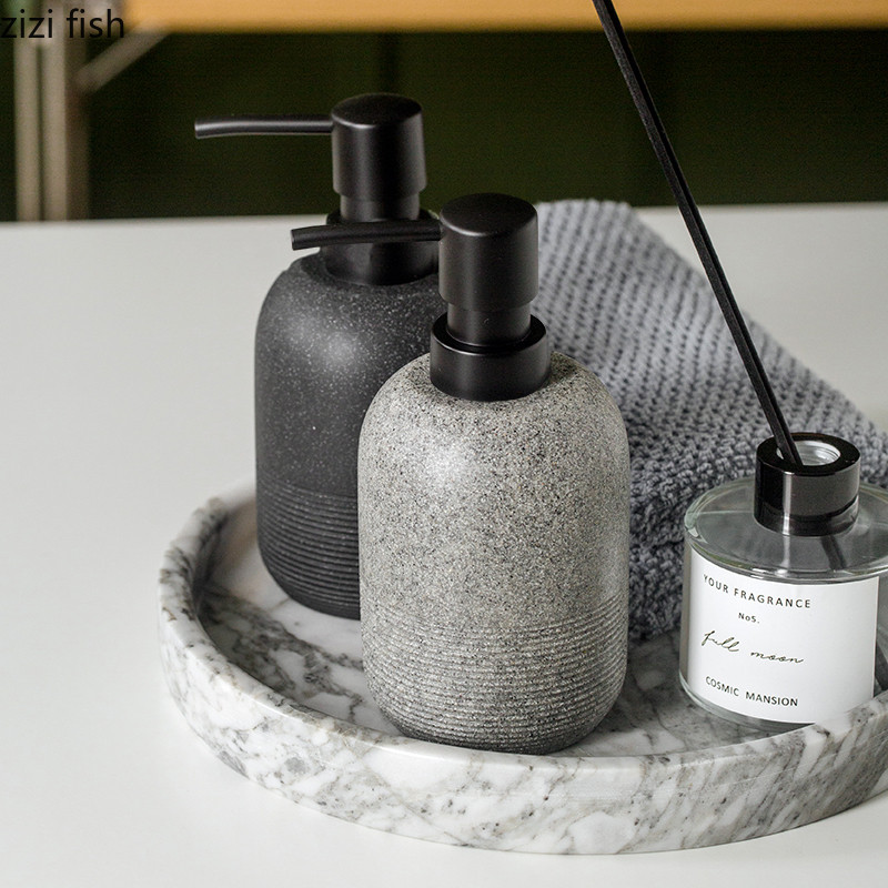 „Creative Resin“ losjono buteliukas šampūnas rankų dezinfekavimo priemonės buteliukas vonios kambario priedai namų nešiojamas muilo dozatorius kūno prausimosi talpykla