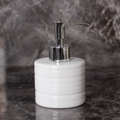 Pradžia Vonios reikmenys Keramika Rankų dezinfekavimo priemonės buteliukas Gėlės Lukšto losjonas Buteliukas Spaudimas Padalytas butelis Muilo dozatorius Tuščias butelis