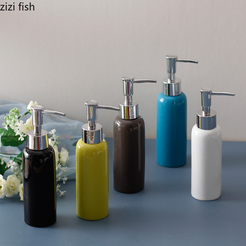 Pradžia Vonios reikmenys Keramika Rankų dezinfekavimo priemonės buteliukas Gėlės Lukšto losjonas Buteliukas Spaudimas Padalytas butelis Muilo dozatorius Tuščias butelis