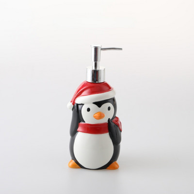 Κεραμική λοσιόν Μπουκάλι Αρκούδα/πιγκουίνος/Χιονάνθρωπος Χριστουγεννιάτικο Σαπούνι Διανομέας Μπουκάλια Απολυμαντικό Χεριών Μπουκάλια Σαμπουάν Μπουκάλια Αφρόλουτρο
