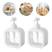 Sticle de 2 buc. Sticle goale de șampon Sticle din plastic reîncărcabile Recipiente vizibile pentru loțiune pentru subpachet de baie Depozitare loțiune