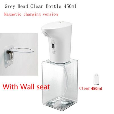 Lebath auto indukcinis putplasčio muilo dozatorius rankų ploviklis nešiojamas muilo butelis AA baterija 250/450ml talpa