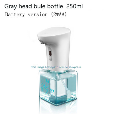 Lebath auto indukcinis putplasčio muilo dozatorius rankų ploviklis nešiojamas muilo butelis AA baterija 250/450ml talpa