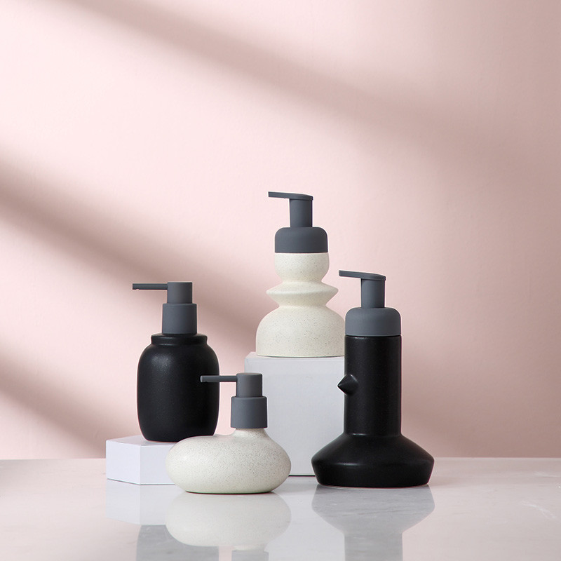 Nordijski kupaonski dodaci Keramička pumpa za pjenjenje Boca Dozator Boca šampona Zeep Dozator Distributeur De Savon