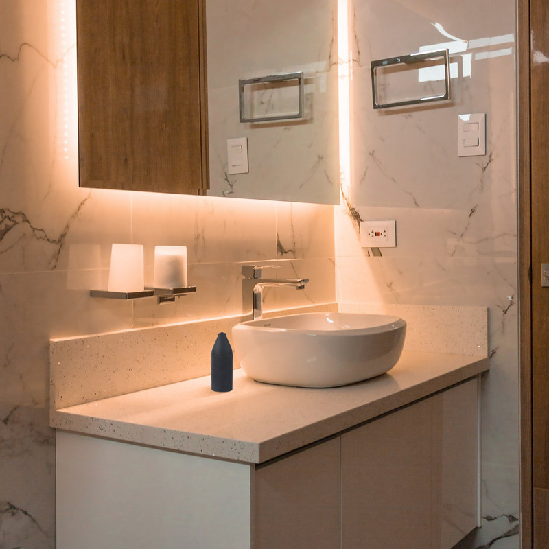 Prazna silikonska boca Punjiva boca Deterdžent za pranje posuđa Raspršivač sapuna za ruke (crni)