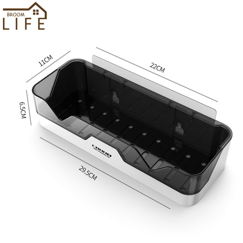 Raft pentru baie WC Suport șampon Rafturi de duș Suport pe perete Coș de depozitare pentru bucătărie Raft pentru cosmetice Organizator de acasă Accesorii pentru baie