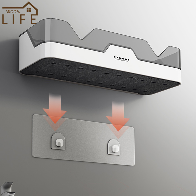 Raft pentru baie WC Suport șampon Rafturi de duș Suport pe perete Coș de depozitare pentru bucătărie Raft pentru cosmetice Organizator de acasă Accesorii pentru baie