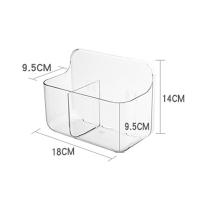 Skaidri vonios lentyna Paprasta kosmetikos laikiklis dušo šampūno laikiklis prie sienos montuojamas plaukiojantis lentyna wc tualeto priedai