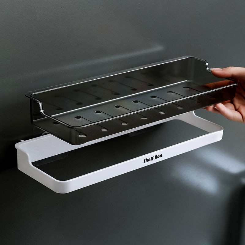 Kivehető fürdőszobai polc tároló állvány szappanos sampon tároló lefolyó kialakításához Fürdőszobadekorációs kiegészítők fürdőszobai polcokhoz