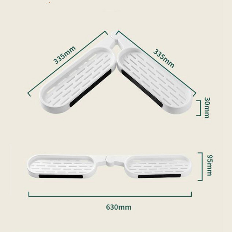 Περιστρεφόμενη σχάρα μπάνιου χωρίς διάτρηση Επιτοίχια ράφι τουαλέτας Νιπτήρας κουζίνας Βάση αποθήκευσης τοίχου