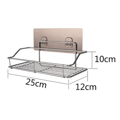 Nerūdijančio plieno laikymo lentyna be štampavimo virtuvės tualetas prie sienos pakabinamas vonios kambario tvarkyklės priedai kampinių lentynų kanalizacijos rinkinys