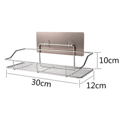 Nerūdijančio plieno laikymo lentyna be štampavimo virtuvės tualetas prie sienos pakabinamas vonios kambario tvarkyklės priedai kampinių lentynų kanalizacijos rinkinys