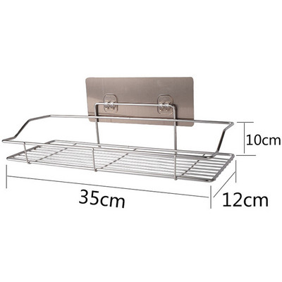 Nerūdijančio plieno laikymo lentyna be štampavimo virtuvės tualetas prie sienos pakabinamas vonios kambario tvarkyklės priedai kampinių lentynų kanalizacijos rinkinys