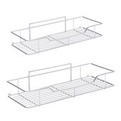 Kupaonska polica od nehrđajućeg čelika Organizator za tuširanje Košara Kuhinjska polica za odlaganje Zidni stalak za odlaganje s ljepljivom naljepnicom