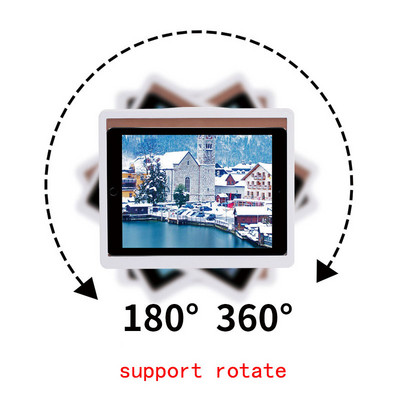 Rotirajuća vodootporna kupaonska zidna kutija za držač tableta za Ipad Zaslon osjetljiv na dodir Kupanje Brtvljenje Torbica za pohranu Nosač za tuš