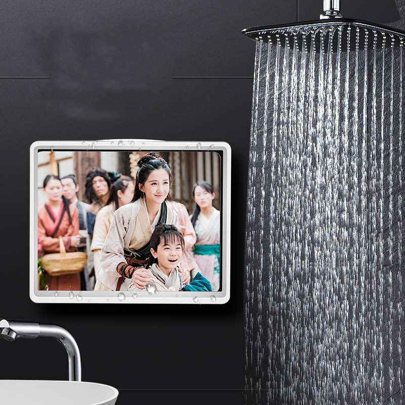 Rotirajuća vodootporna kupaonska zidna kutija za držač tableta za Ipad Zaslon osjetljiv na dodir Kupanje Brtvljenje Torbica za pohranu Nosač za tuš