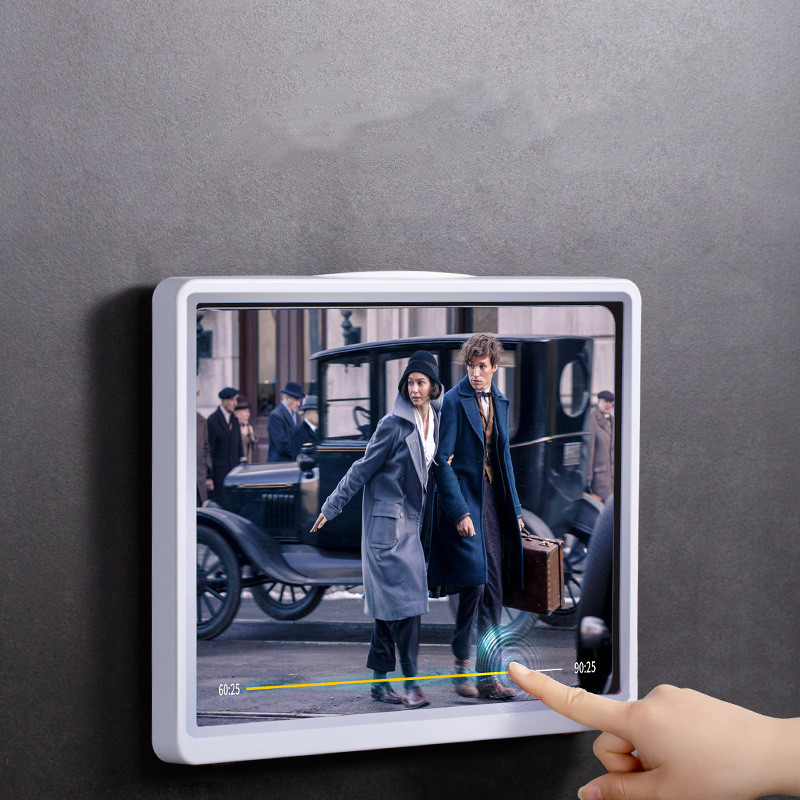 Rotirajuća vodootporna kupaonska zidna kutija za držač tableta za Ipad Zaslon osjetljiv na dodir Kupanje Brtvljenje Torbica za pohranu Nosač za tuš