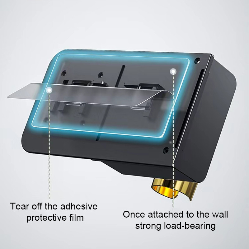 Zidni držač sušila za kosu Organizator Stalak Stalak za ravnanje kose Kupaonska polica Police za odlaganje Police za puhanje Dodaci