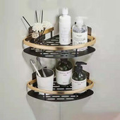 Rafturi pentru baie Rafturi din aluminiu pentru șampon, duș, suport pentru suport de depozitare, montat pe perete, organizator de bucătărie, accesoriu de baie fără perforații