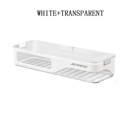 Prie sienos tvirtinamas vonios lentyna šampūnas Prieskoniai Laikiklis Laikiklis Virtuvės Tvarkyklės Lentynos Paprasto stiliaus vonios kambario priedai